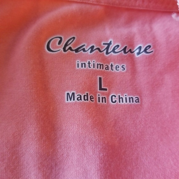 Chanteuse Intimates Peach Babydoll Nightie Large - Picture 6 of 8